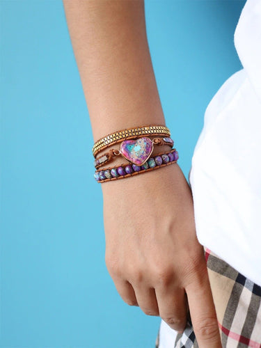 Love Source Jasper Wrap Bracelet-Your Soul Place